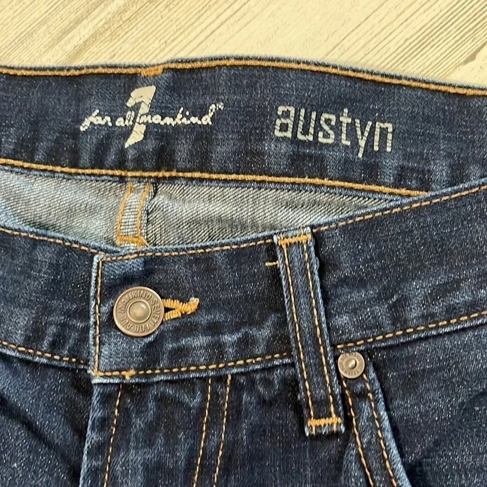 7 For all Mankind Austyn Jeans Size 32/26 - Picture 5 of 9